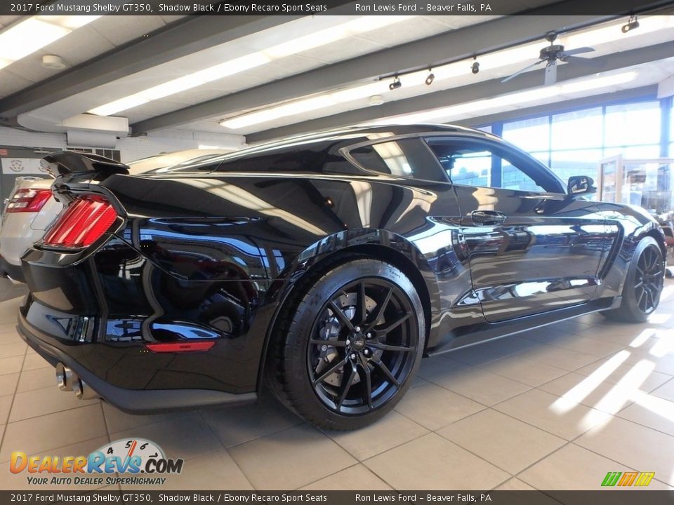 2017 Ford Mustang Shelby GT350 Shadow Black / Ebony Recaro Sport Seats Photo #5