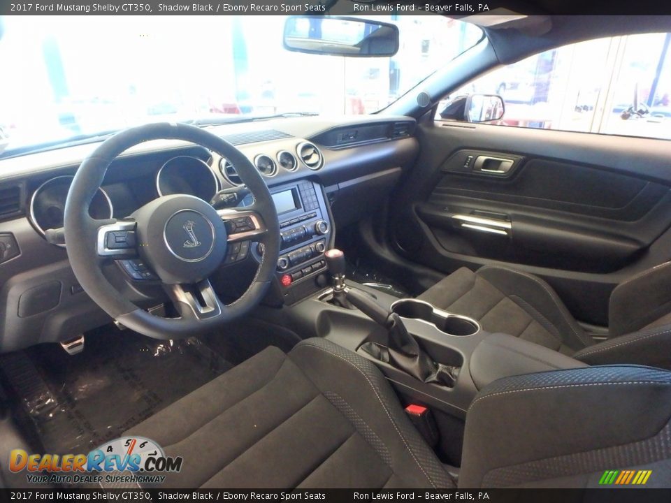 Ebony Recaro Sport Seats Interior - 2017 Ford Mustang Shelby GT350 Photo #11