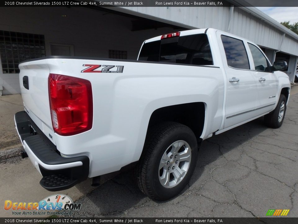2018 Chevrolet Silverado 1500 LTZ Crew Cab 4x4 Summit White / Jet Black Photo #2