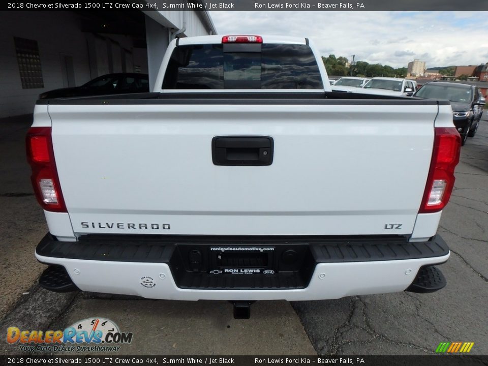 2018 Chevrolet Silverado 1500 LTZ Crew Cab 4x4 Summit White / Jet Black Photo #3
