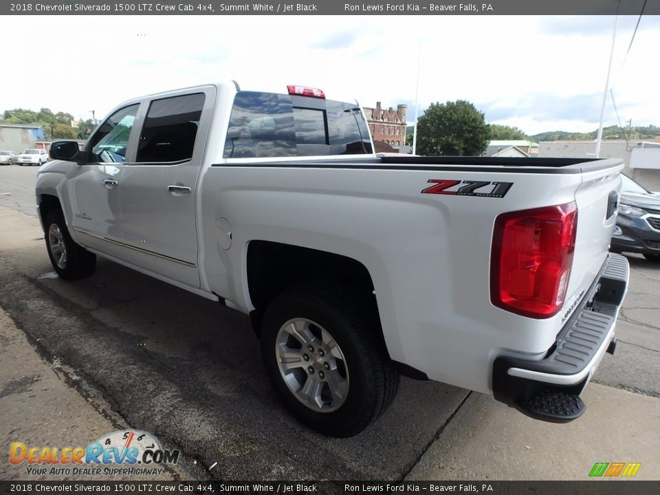 2018 Chevrolet Silverado 1500 LTZ Crew Cab 4x4 Summit White / Jet Black Photo #4