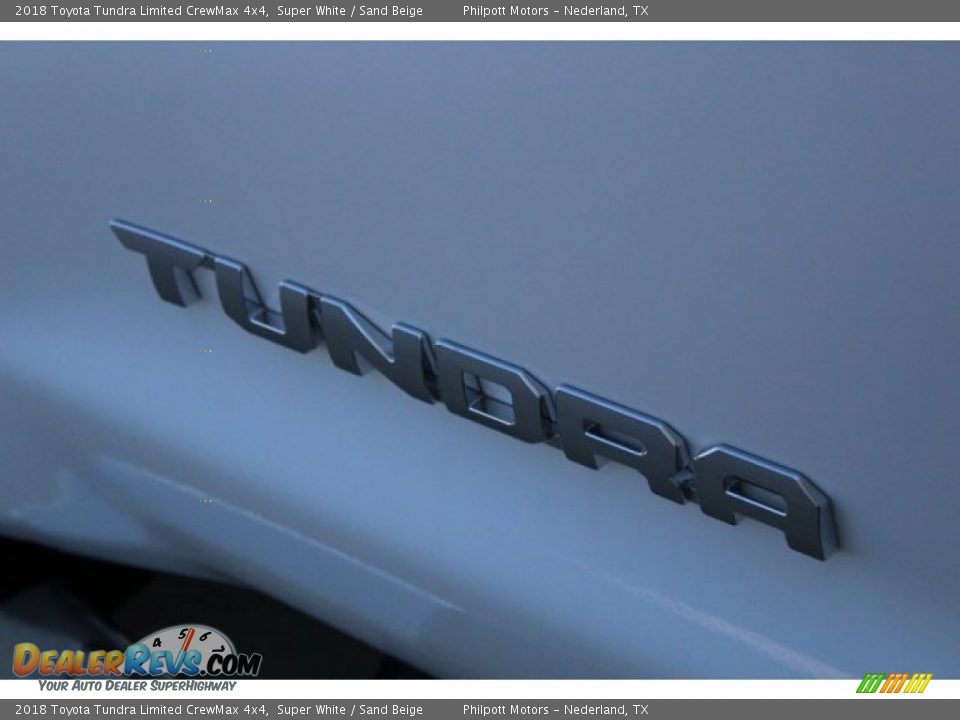2018 Toyota Tundra Limited CrewMax 4x4 Super White / Sand Beige Photo #9