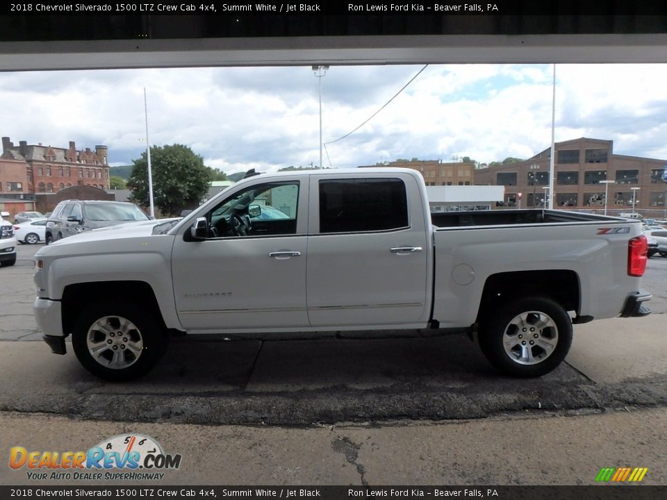 2018 Chevrolet Silverado 1500 LTZ Crew Cab 4x4 Summit White / Jet Black Photo #5