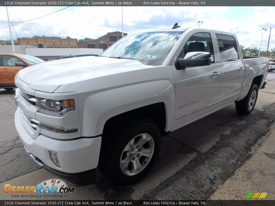 2018 Chevrolet Silverado 1500 LTZ Crew Cab 4x4 Summit White / Jet Black Photo #6