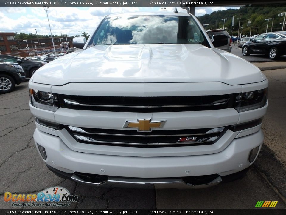 2018 Chevrolet Silverado 1500 LTZ Crew Cab 4x4 Summit White / Jet Black Photo #7