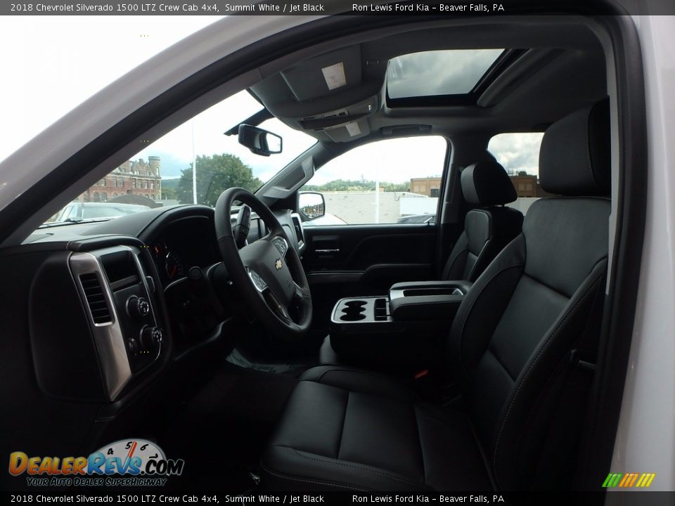 2018 Chevrolet Silverado 1500 LTZ Crew Cab 4x4 Summit White / Jet Black Photo #10