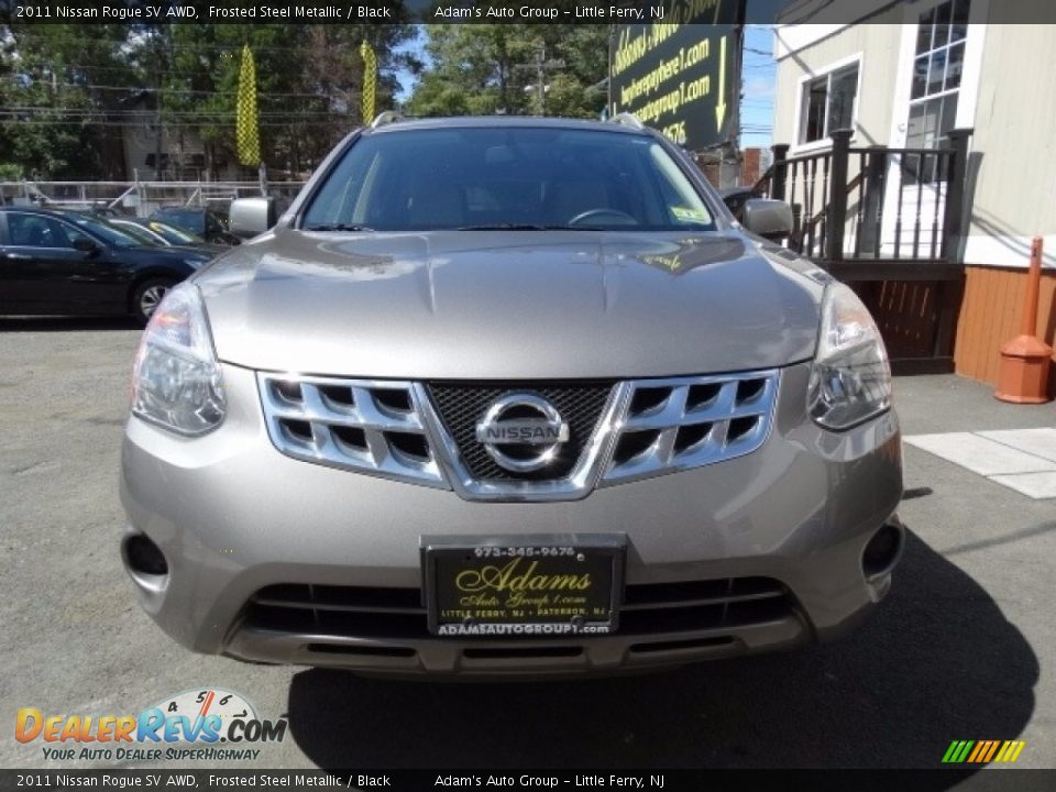 2011 Nissan Rogue SV AWD Frosted Steel Metallic / Black Photo #2