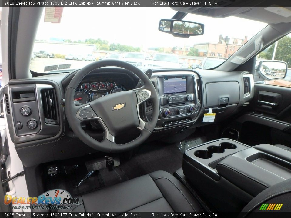 2018 Chevrolet Silverado 1500 LTZ Crew Cab 4x4 Summit White / Jet Black Photo #12