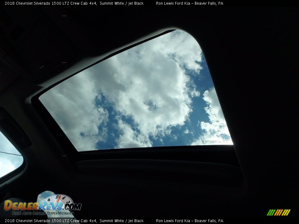 2018 Chevrolet Silverado 1500 LTZ Crew Cab 4x4 Summit White / Jet Black Photo #16
