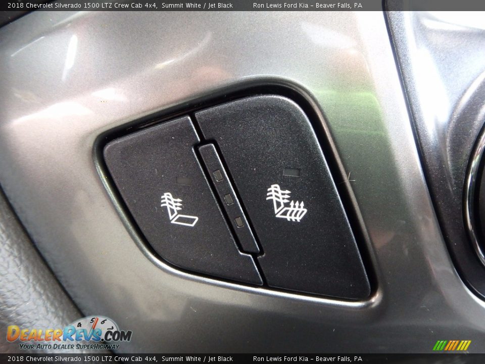 2018 Chevrolet Silverado 1500 LTZ Crew Cab 4x4 Summit White / Jet Black Photo #19