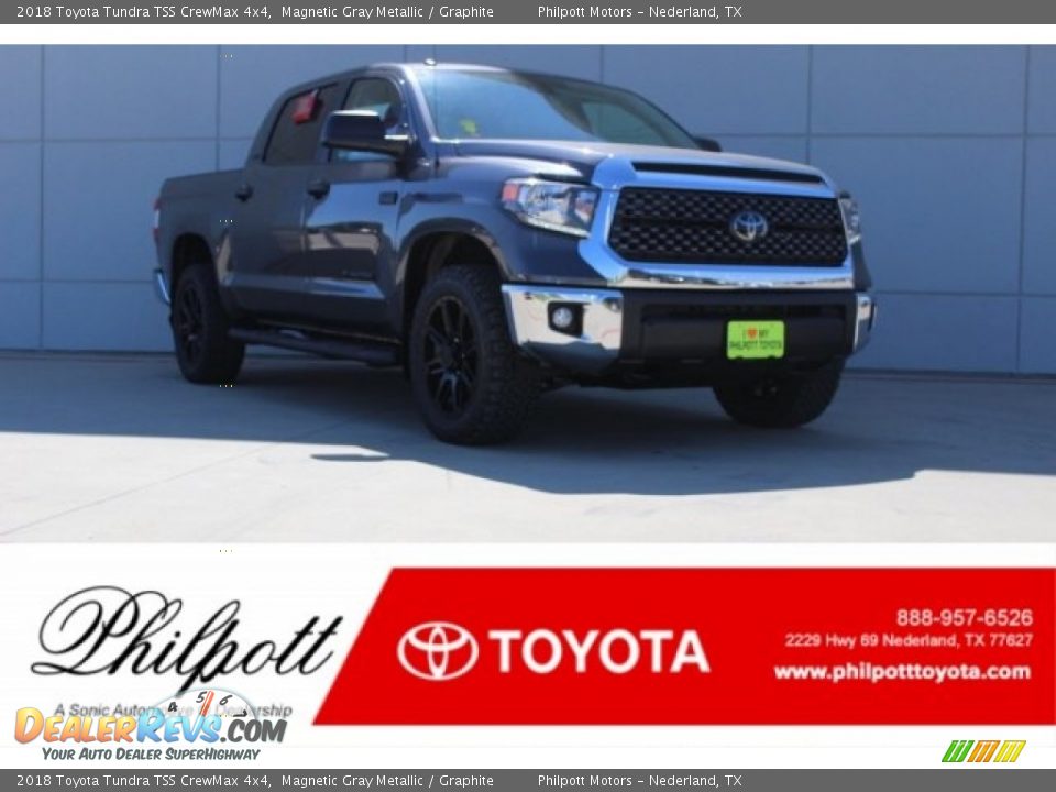 2018 Toyota Tundra TSS CrewMax 4x4 Magnetic Gray Metallic / Graphite Photo #1