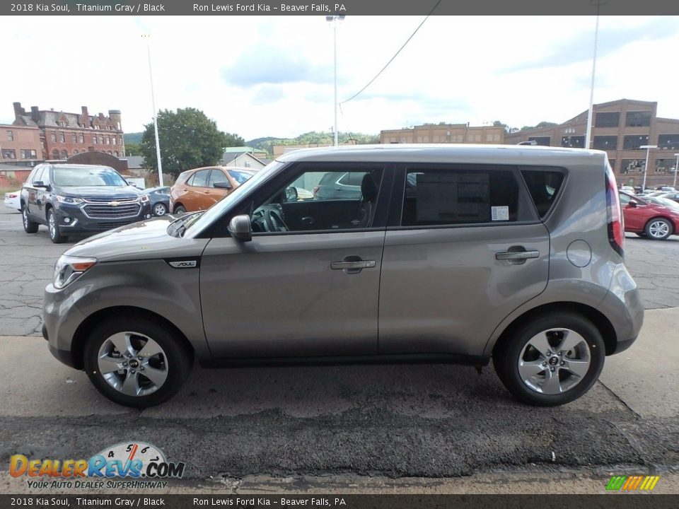 2018 Kia Soul Titanium Gray / Black Photo #6
