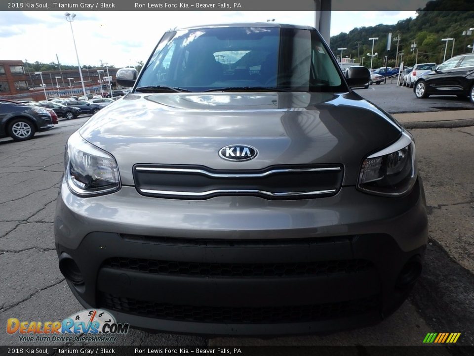 2018 Kia Soul Titanium Gray / Black Photo #8