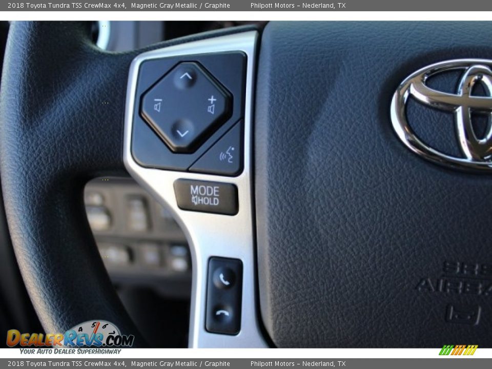 2018 Toyota Tundra TSS CrewMax 4x4 Magnetic Gray Metallic / Graphite Photo #16