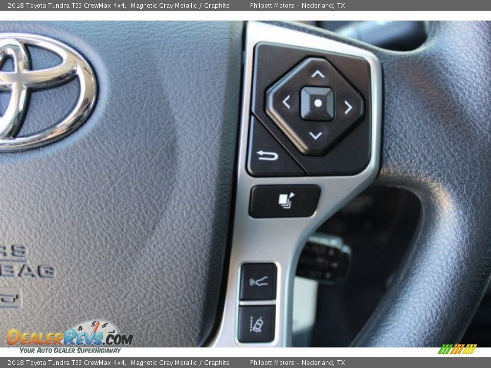 2018 Toyota Tundra TSS CrewMax 4x4 Magnetic Gray Metallic / Graphite Photo #17