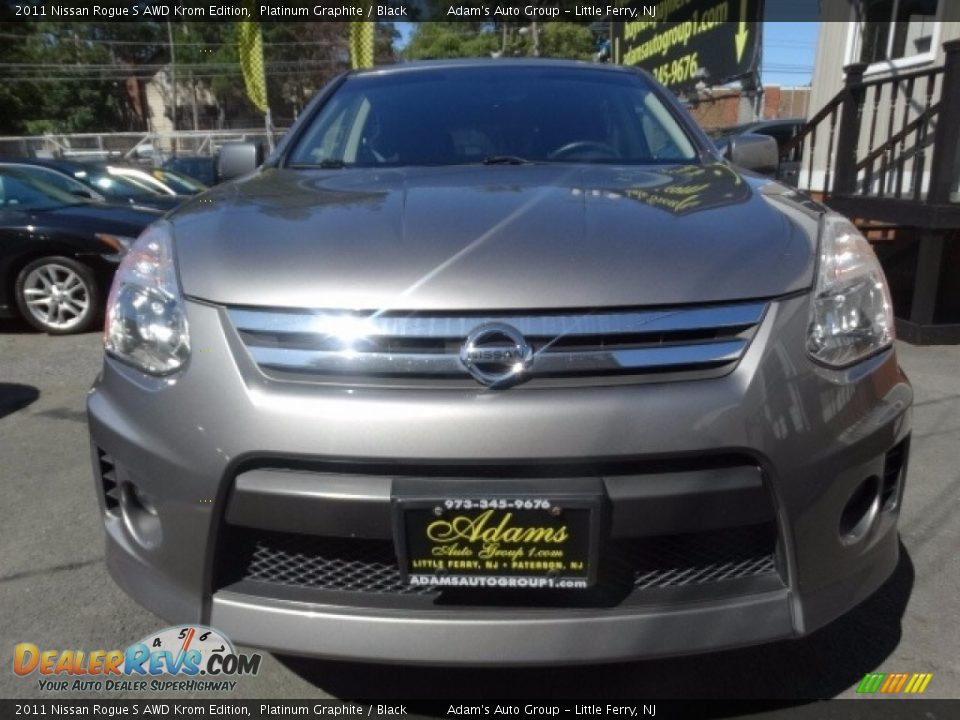 2011 Nissan Rogue S AWD Krom Edition Platinum Graphite / Black Photo #2
