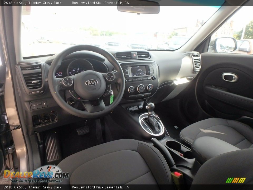 2018 Kia Soul Titanium Gray / Black Photo #13