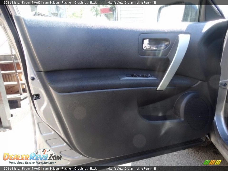 2011 Nissan Rogue S AWD Krom Edition Platinum Graphite / Black Photo #7