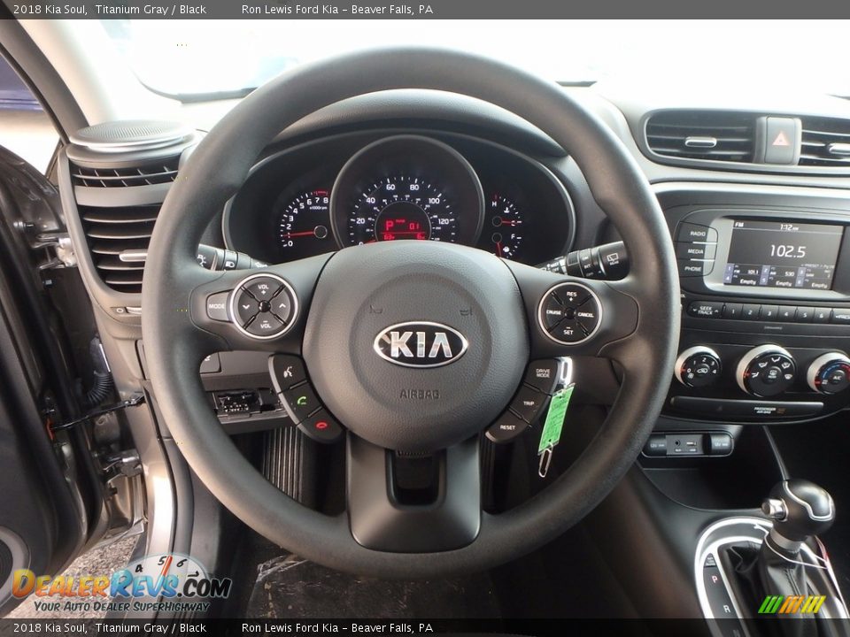 2018 Kia Soul Titanium Gray / Black Photo #17