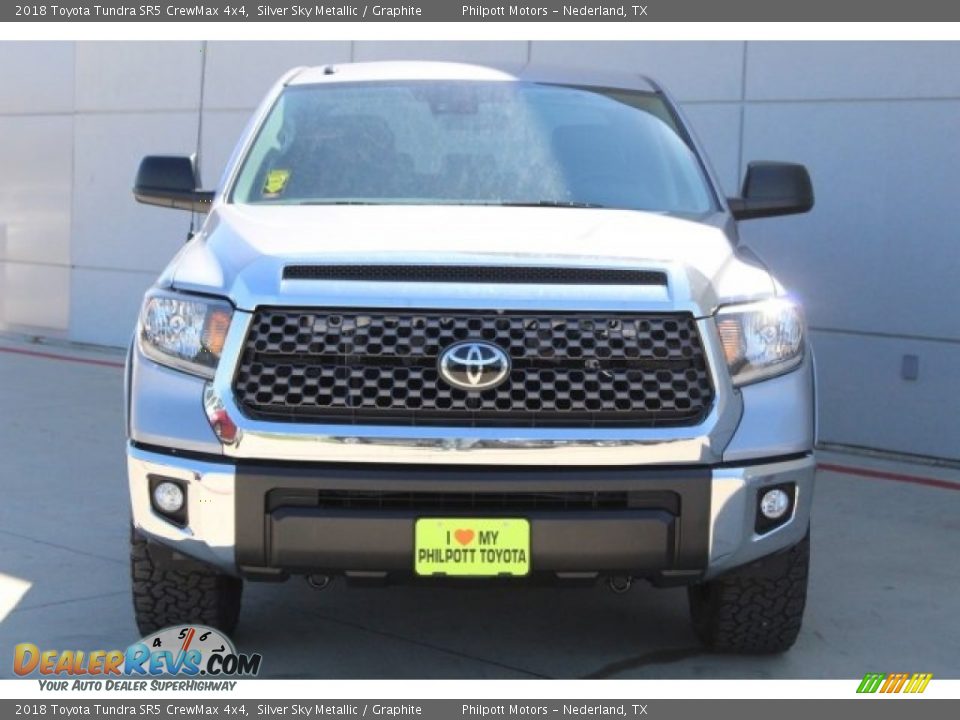 2018 Toyota Tundra SR5 CrewMax 4x4 Silver Sky Metallic / Graphite Photo #2