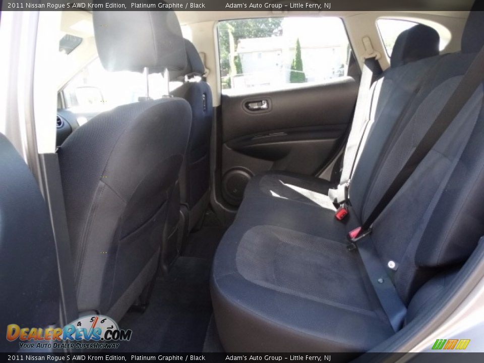 2011 Nissan Rogue S AWD Krom Edition Platinum Graphite / Black Photo #12