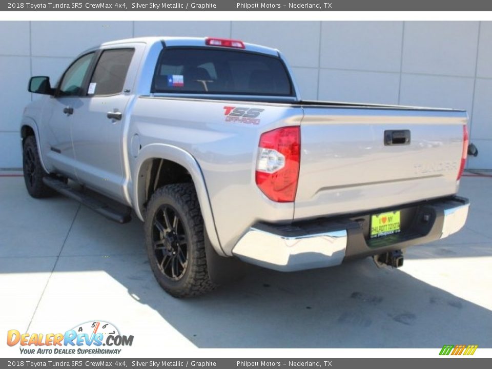 2018 Toyota Tundra SR5 CrewMax 4x4 Silver Sky Metallic / Graphite Photo #6