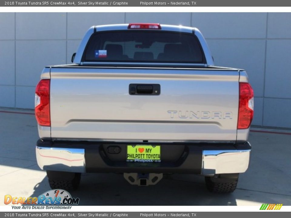 2018 Toyota Tundra SR5 CrewMax 4x4 Silver Sky Metallic / Graphite Photo #7