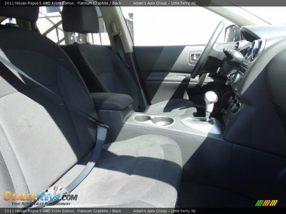 2011 Nissan Rogue S AWD Krom Edition Platinum Graphite / Black Photo #15