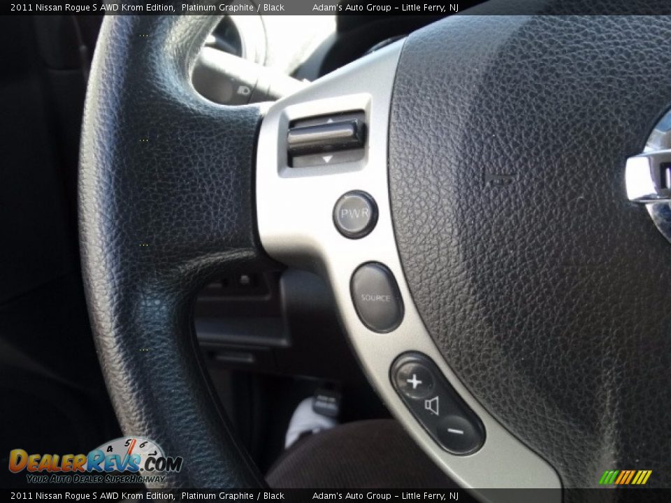 2011 Nissan Rogue S AWD Krom Edition Platinum Graphite / Black Photo #17