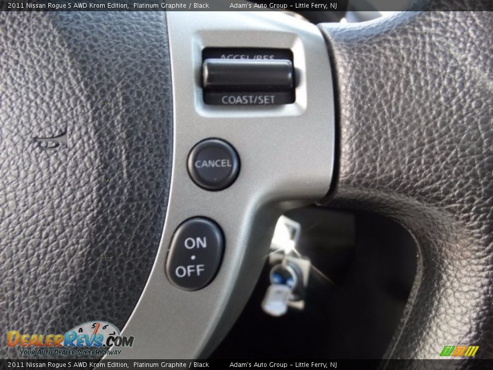 2011 Nissan Rogue S AWD Krom Edition Platinum Graphite / Black Photo #18