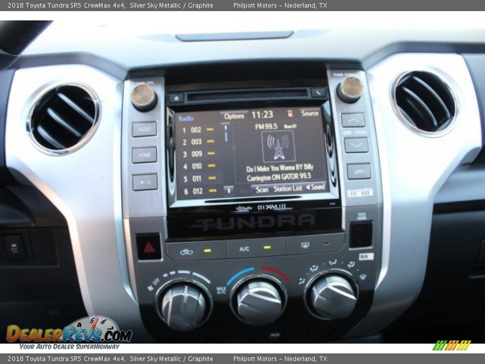 Controls of 2018 Toyota Tundra SR5 CrewMax 4x4 Photo #12