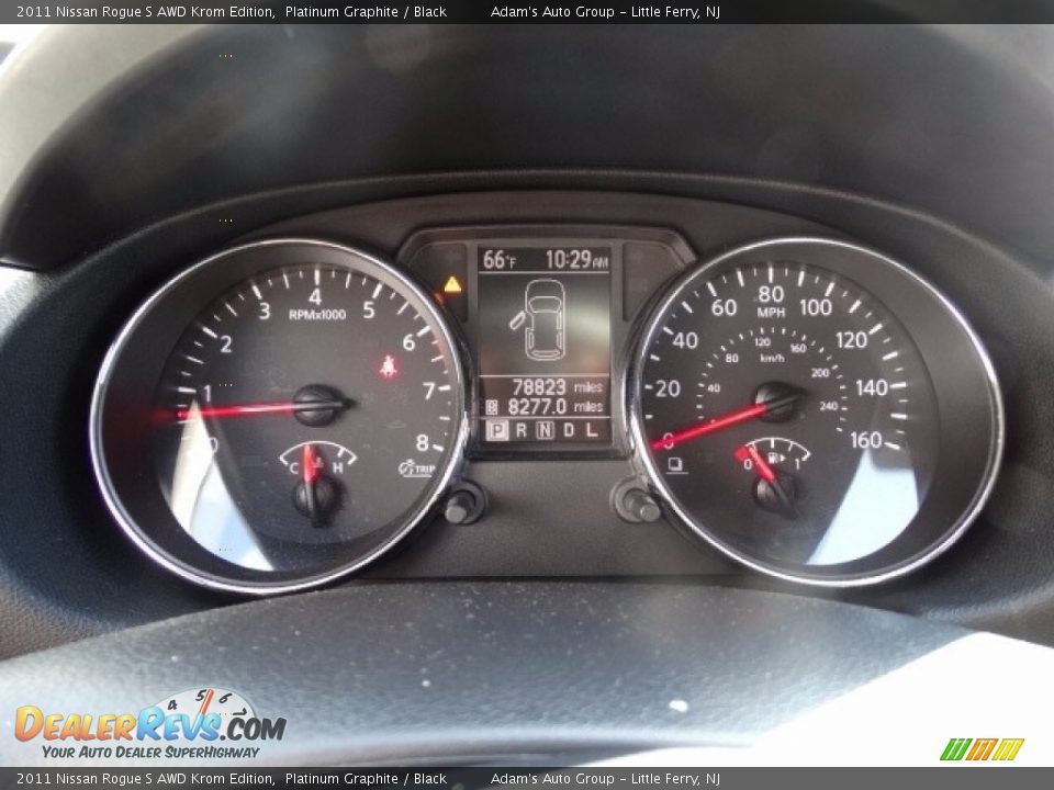 2011 Nissan Rogue S AWD Krom Edition Platinum Graphite / Black Photo #19