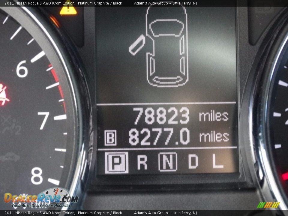 2011 Nissan Rogue S AWD Krom Edition Platinum Graphite / Black Photo #20