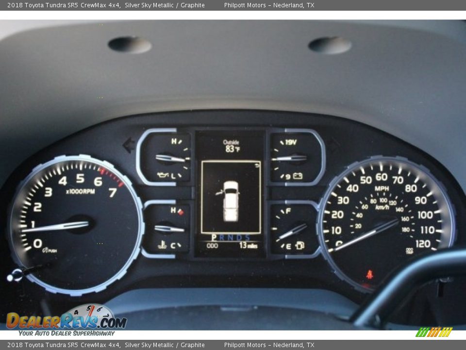 2018 Toyota Tundra SR5 CrewMax 4x4 Gauges Photo #15