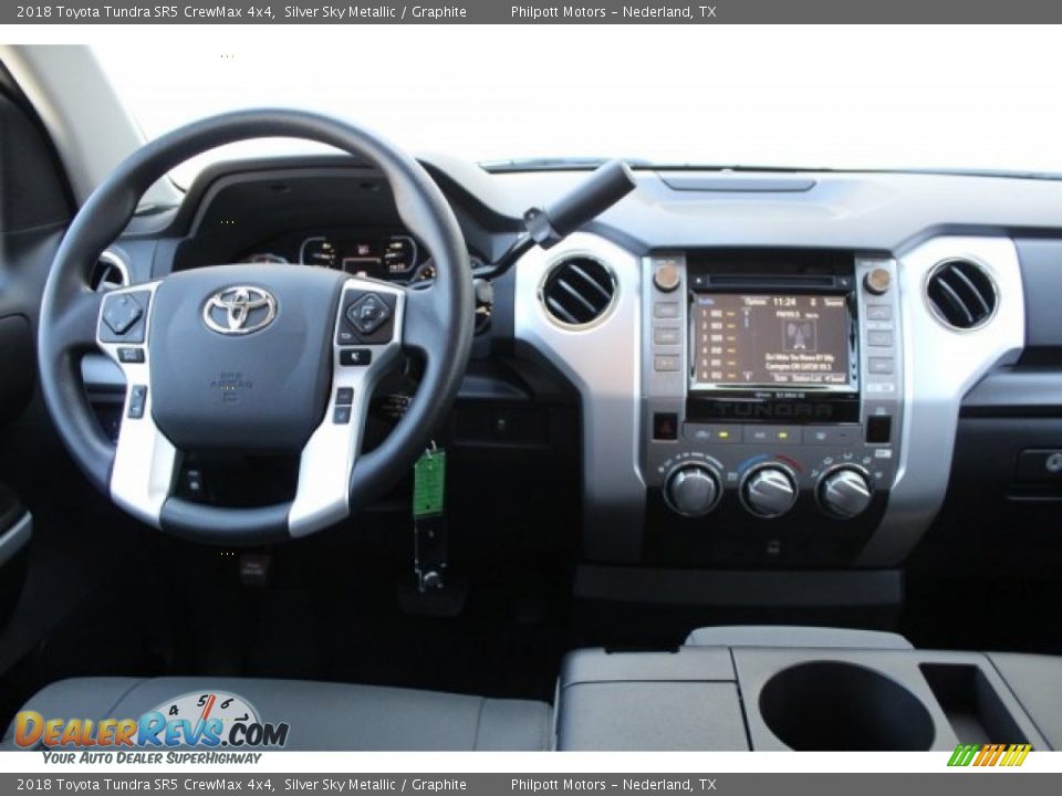 Dashboard of 2018 Toyota Tundra SR5 CrewMax 4x4 Photo #19