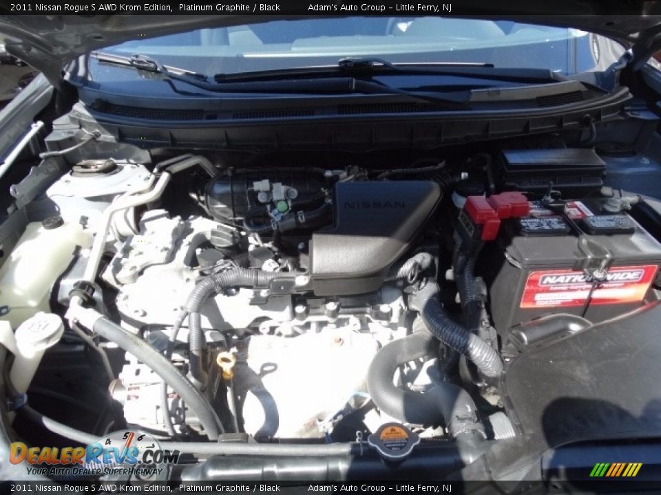 2011 Nissan Rogue S AWD Krom Edition Platinum Graphite / Black Photo #26