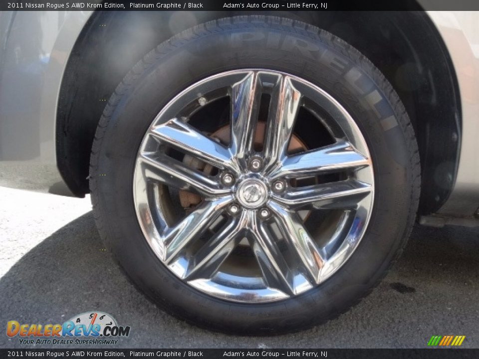 2011 Nissan Rogue S AWD Krom Edition Platinum Graphite / Black Photo #27