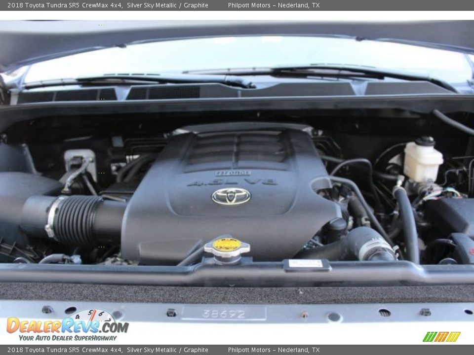 2018 Toyota Tundra SR5 CrewMax 4x4 Silver Sky Metallic / Graphite Photo #22