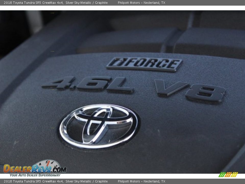 2018 Toyota Tundra SR5 CrewMax 4x4 Silver Sky Metallic / Graphite Photo #23