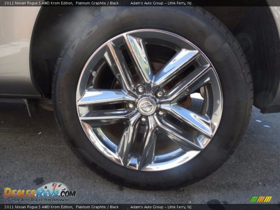 2011 Nissan Rogue S AWD Krom Edition Platinum Graphite / Black Photo #28