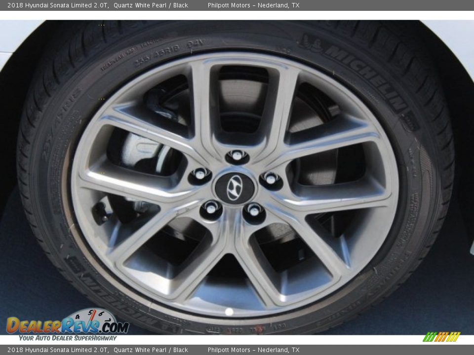 2018 Hyundai Sonata Limited 2.0T Quartz White Pearl / Black Photo #5