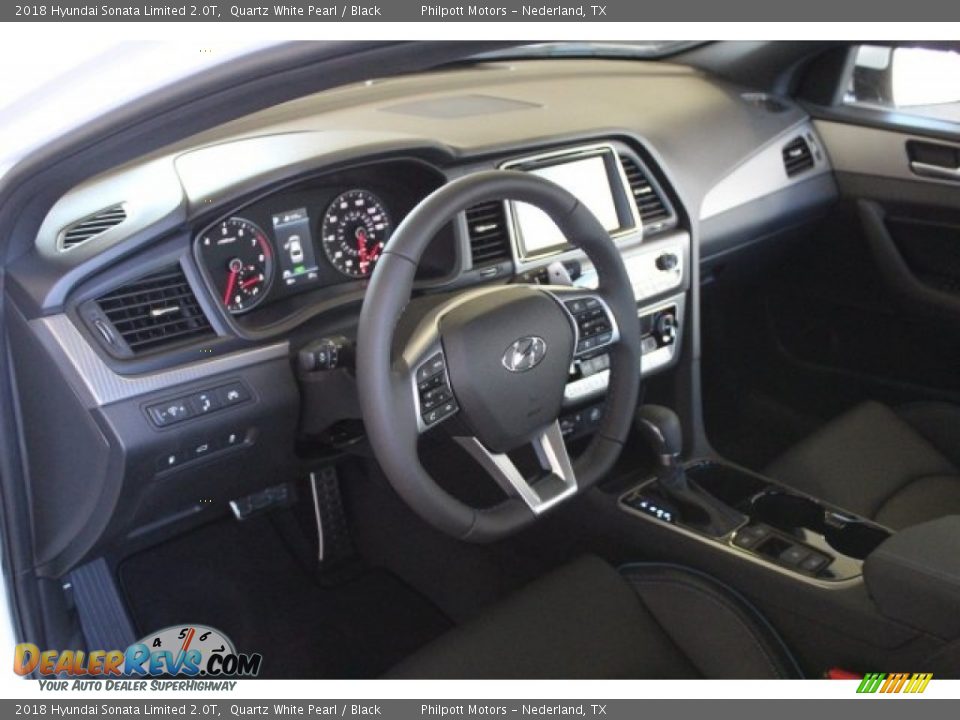 2018 Hyundai Sonata Limited 2.0T Quartz White Pearl / Black Photo #11