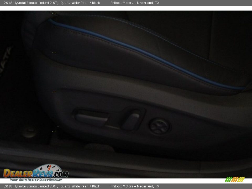 2018 Hyundai Sonata Limited 2.0T Quartz White Pearl / Black Photo #13