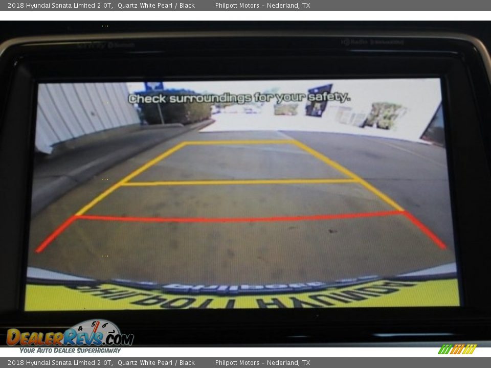 2018 Hyundai Sonata Limited 2.0T Quartz White Pearl / Black Photo #14