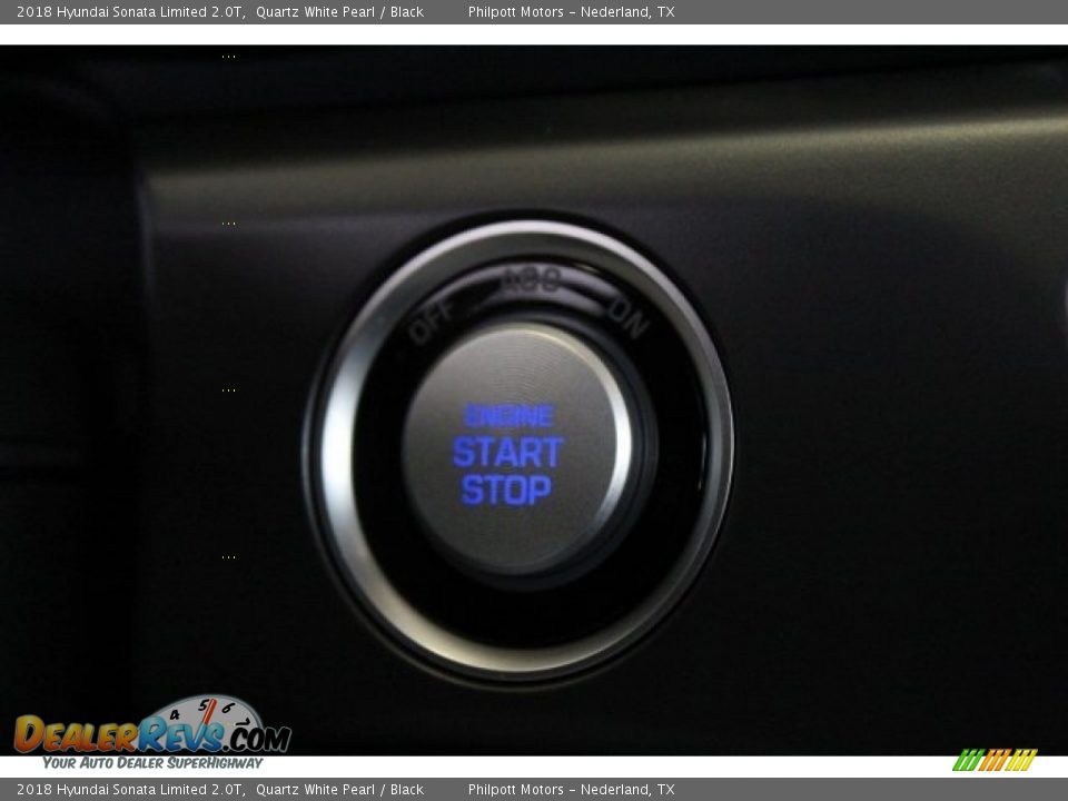 2018 Hyundai Sonata Limited 2.0T Quartz White Pearl / Black Photo #16