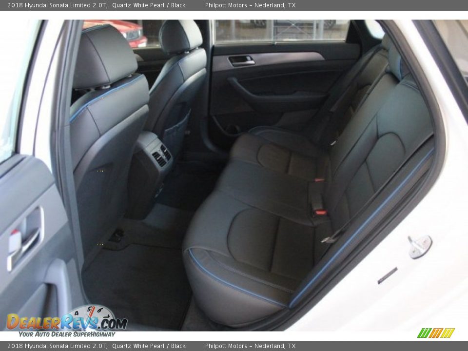 2018 Hyundai Sonata Limited 2.0T Quartz White Pearl / Black Photo #25