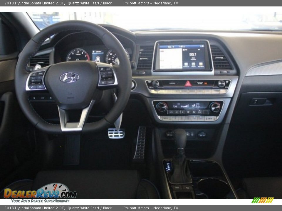 2018 Hyundai Sonata Limited 2.0T Quartz White Pearl / Black Photo #26