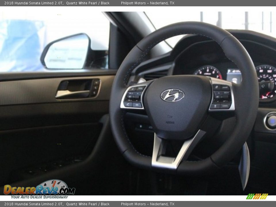 2018 Hyundai Sonata Limited 2.0T Quartz White Pearl / Black Photo #27