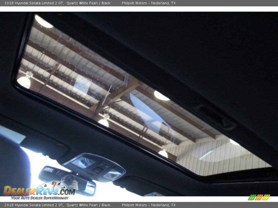 2018 Hyundai Sonata Limited 2.0T Quartz White Pearl / Black Photo #28