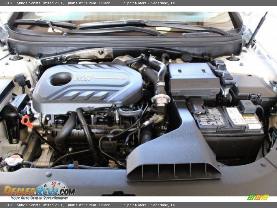 2018 Hyundai Sonata Limited 2.0T Quartz White Pearl / Black Photo #30